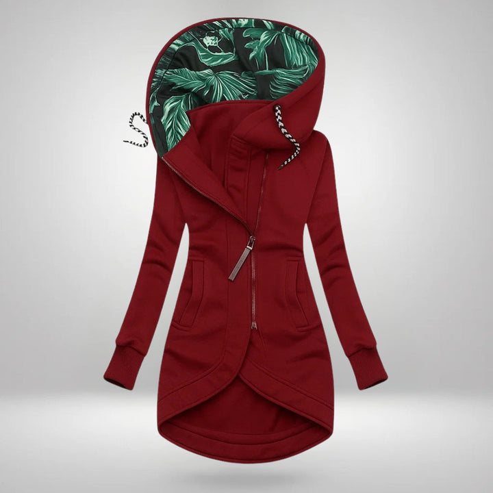 HARPER™ | Botanical Lined Hooded Coat