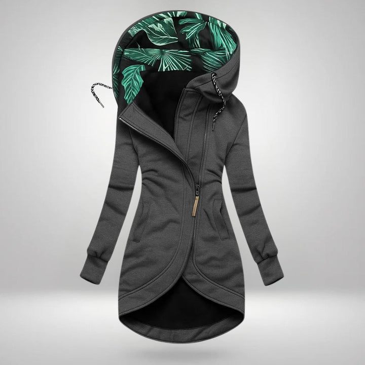 HARPER™ | Botanical Lined Hooded Coat