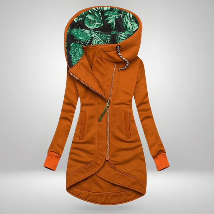 HARPER™ | Botanical Lined Hooded Coat