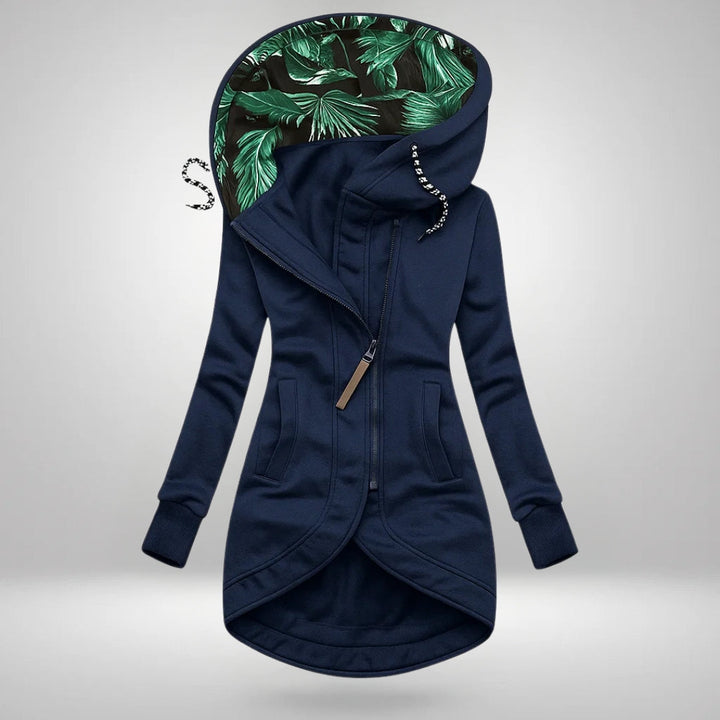 HARPER™ | Botanical Lined Hooded Coat