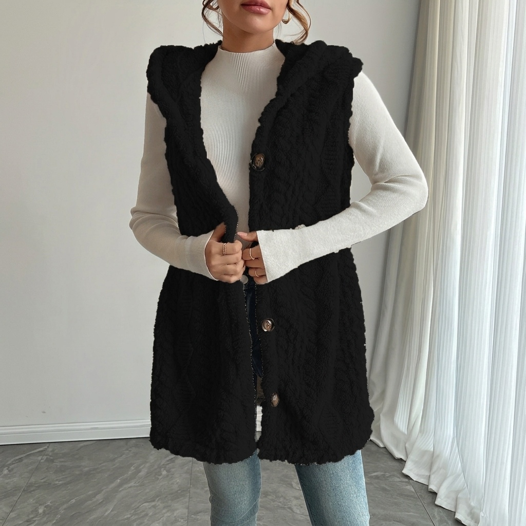 Willow™ Hooded Sherpa Vest