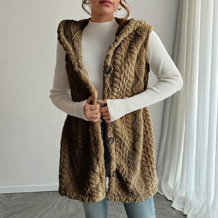 Willow™ Hooded Sherpa Vest