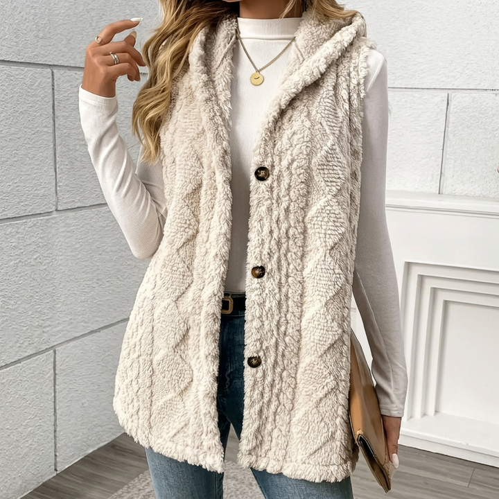Willow™ Hooded Sherpa Vest